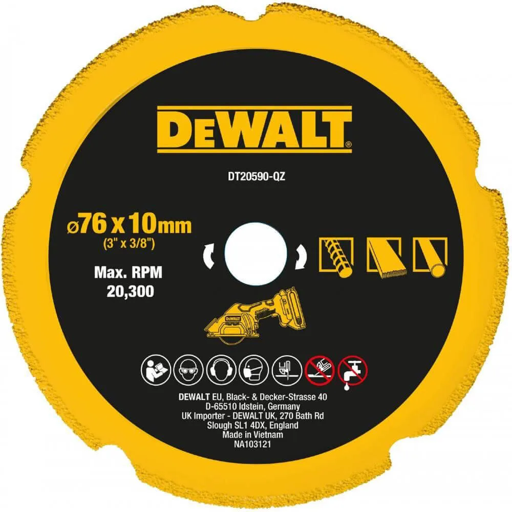 Алмазный диск DeWALT DT20590