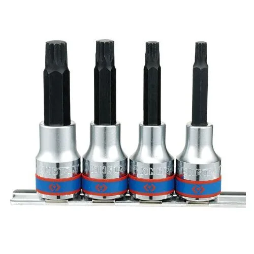 Набор KING TONY биты SPLINE 1/2 удлин. М6,М8,М10,М12