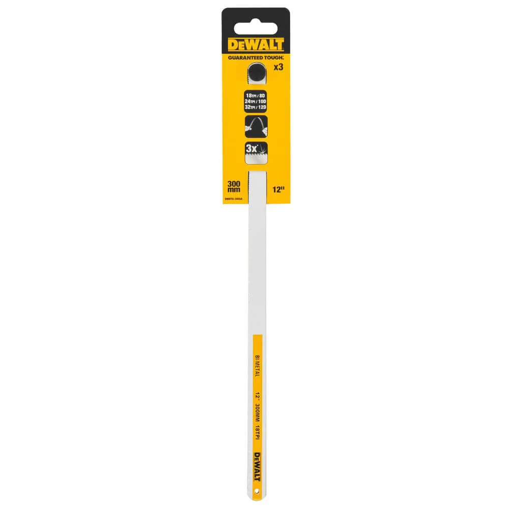 Набор полотен по металлу Bi-Metal 300 мм, 3 шт. DeWALT DWHT0-20558