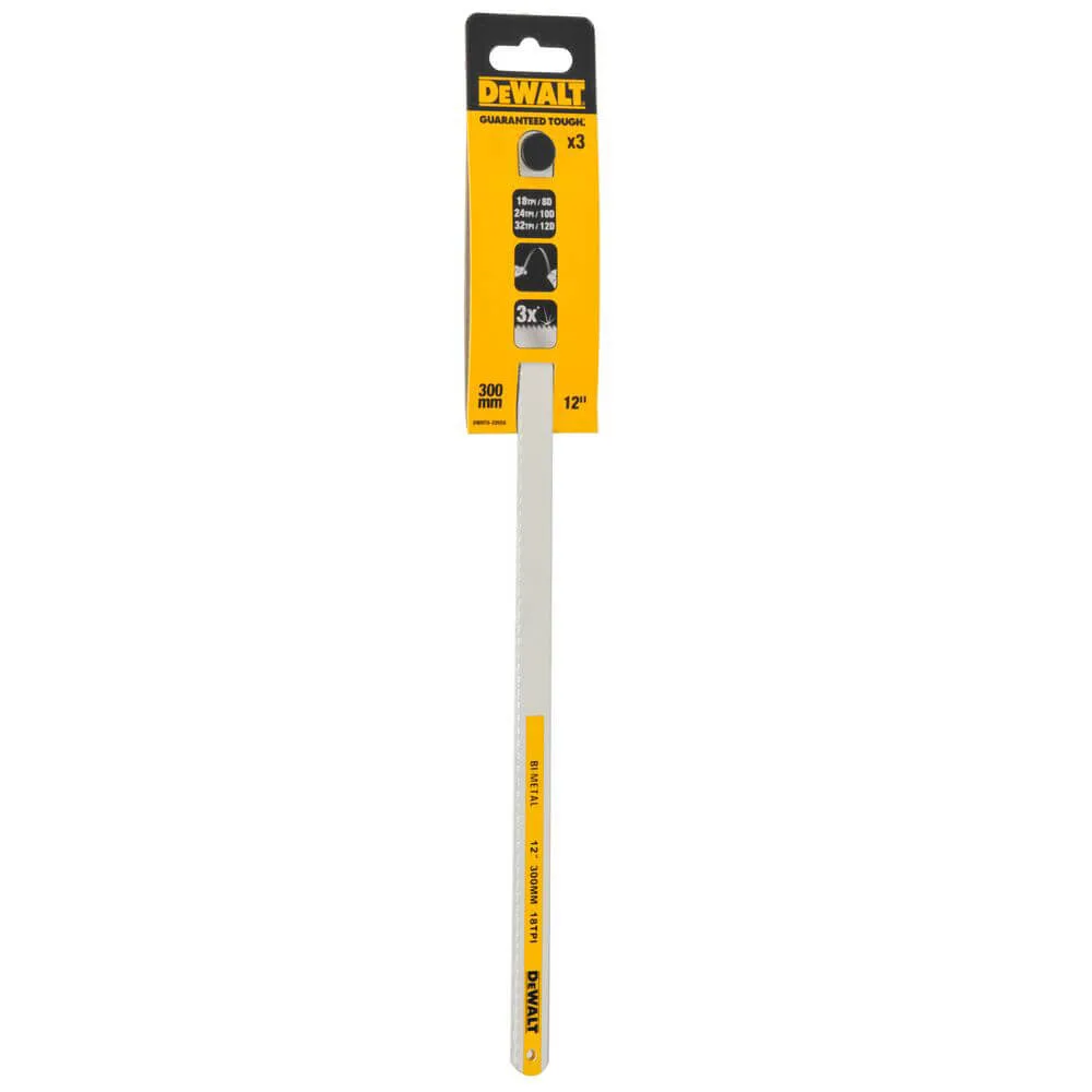 Набор полотен по металлу Bi-Metal 300 мм, 3 шт. DeWALT DWHT0-20558