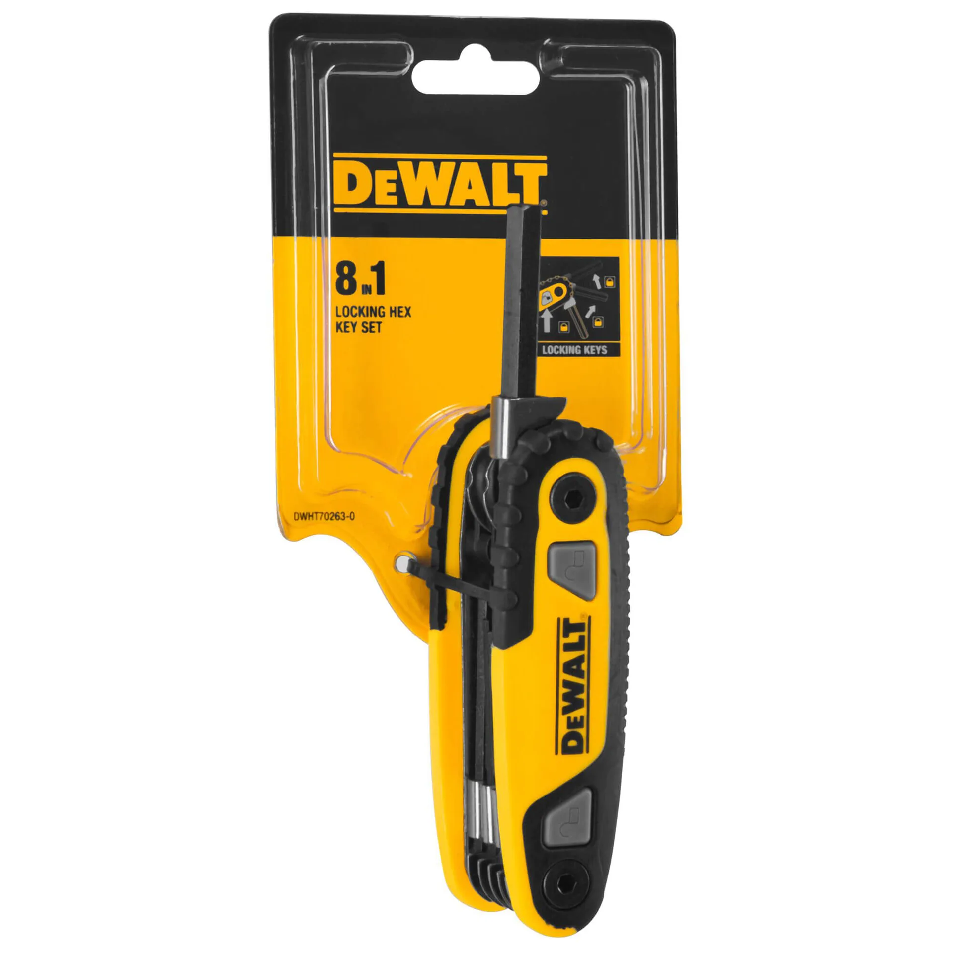 Набор шестигранных ключей метрических DeWALT DWHT0-70263