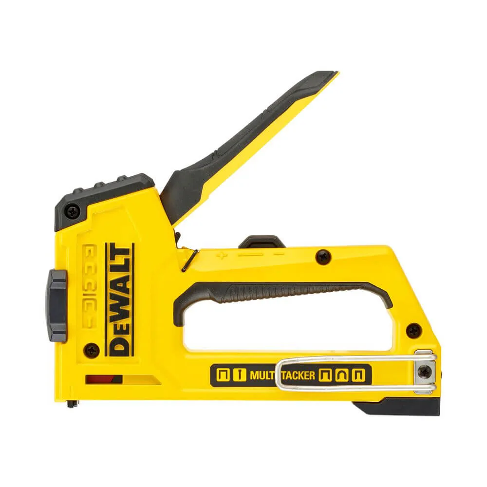 Степлер MULTI TACKER 5 в 1, скобы типа A, G, H 6-14 мм, гвозди J 12, 15 мм. DeWALT DWHT0-TR510