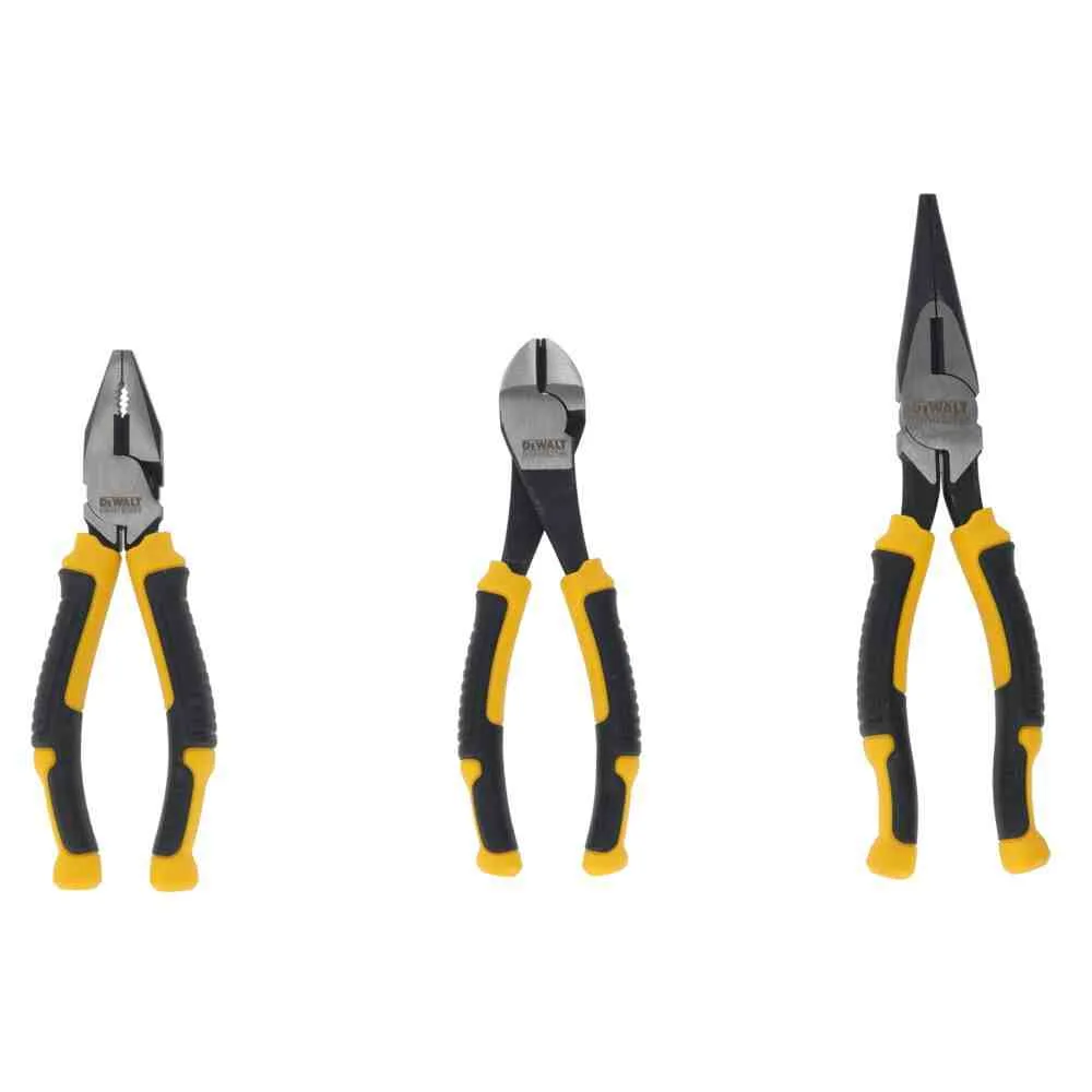 Набор из трех шарнирно-губцевых инструментов LASER HARDENED DeWALT DWHT82813-0.