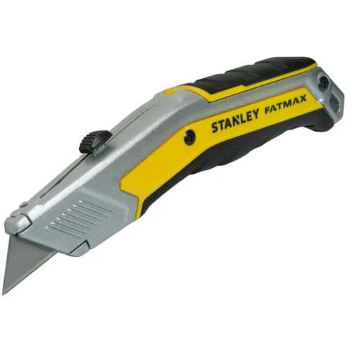 Нож FATMAX EXO RETRACTABLE KNIFE длиной 190 мм с выдвижным трапециевидным лезвием STANLEY FMHT0-10288.