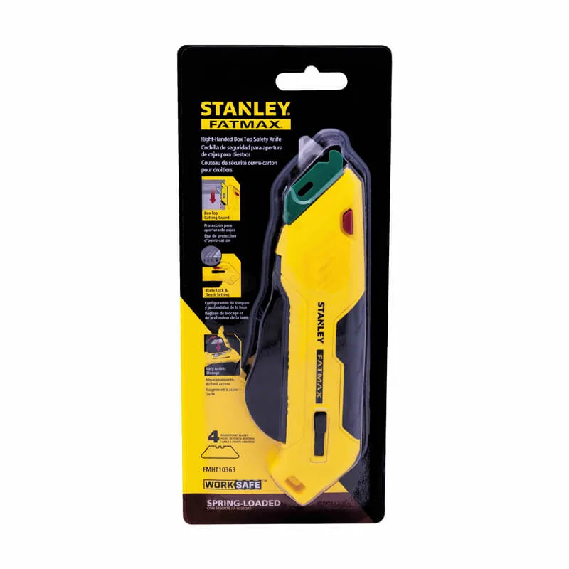 Нож безопасный FATMAX® Box Box с выдвижным трапециевидным лезвием STANLEY FMHT10363-0