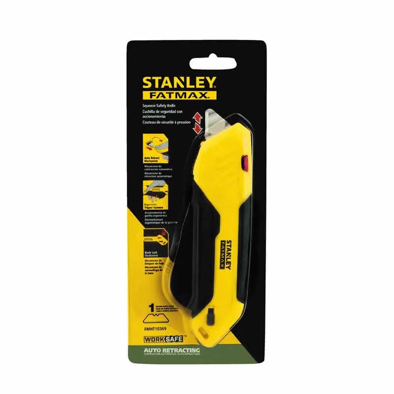 Нож безопасный FATMAX® Box Box с выдвижным трапециевидным лезвием STANLEY FMHT10369-0