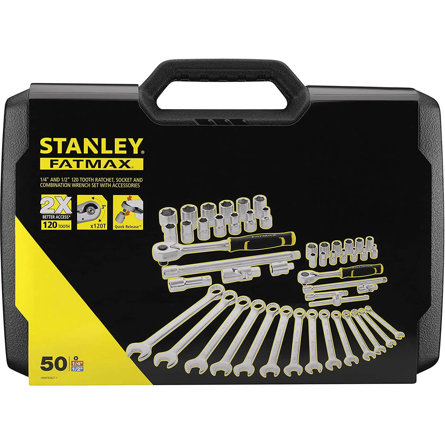 Универсальный набор инструментов FatMax, 50 предметов STANLEY FMMT82827-1