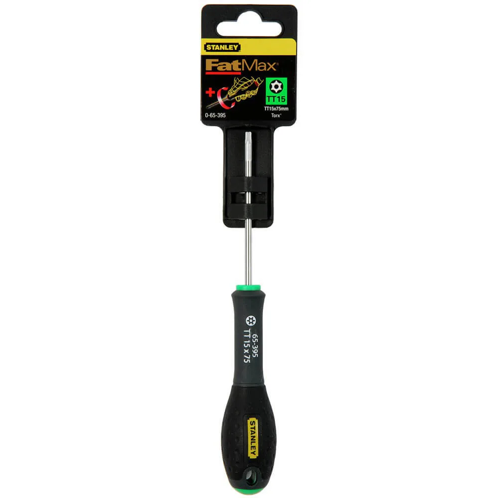 Отвертка FatMax с длиной жала 75 мм под шлиц Torx TT15 STANLEY 0-65-395