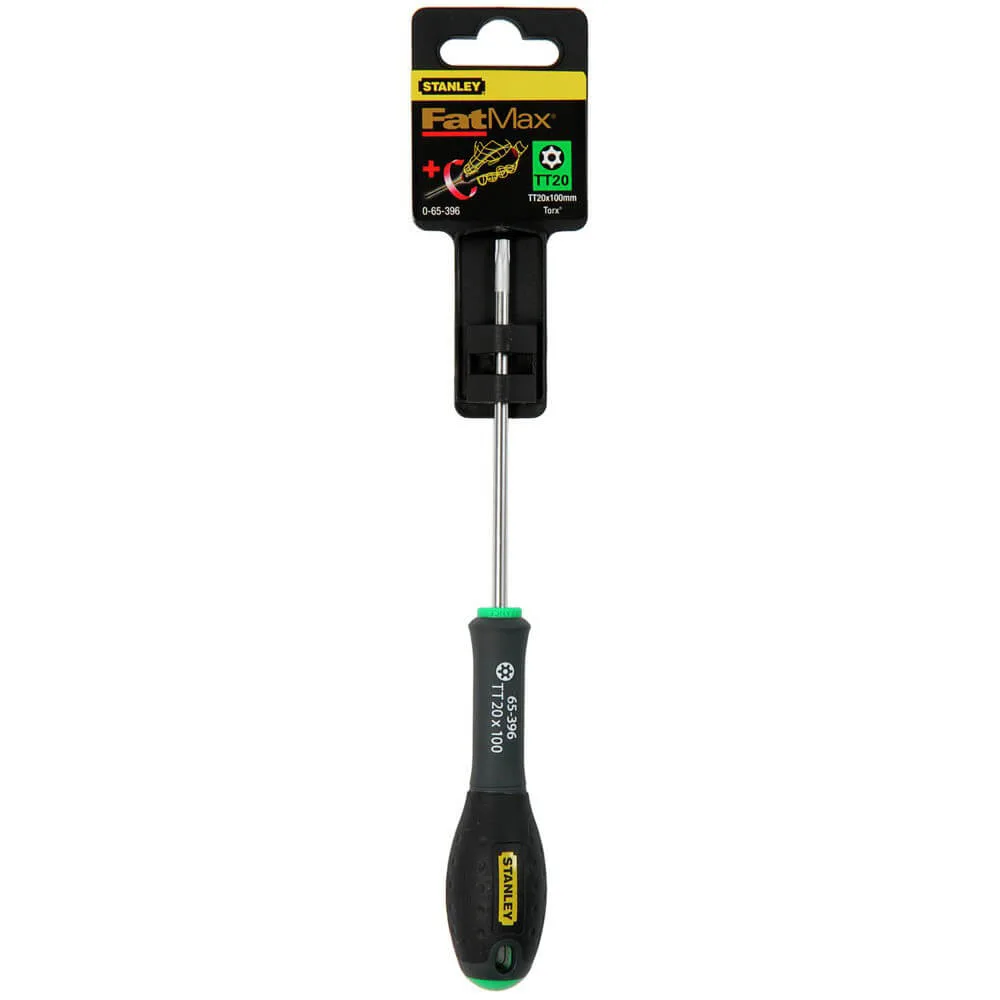 Отвертка FatMax с длиной жала 100 мм под шлиц Torx TT20 STANLEY 0-65-396.
