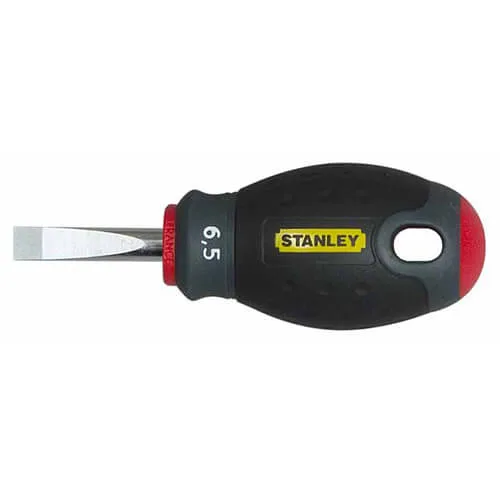 Отвертка FatMax® Stubby с параллельным шлицевым жалом SL5.5 с длиной стержня 30 мм STANLEY 0-65-400