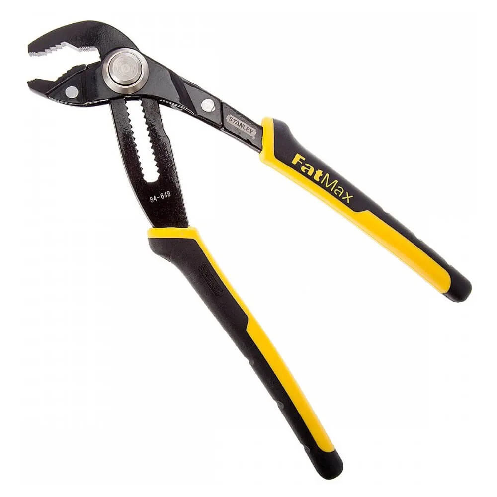 Регулируемые сантехнические пассатижи FatMax Groove Joint длиной 300 мм STANLEY 0-84-649.