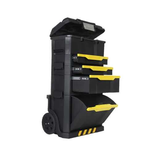 Модульная передвижная мастерская MODULAR ROLLING WORKSHOP, размеры 866x488x348 мм, на колесах STANLEY 1-79-206.