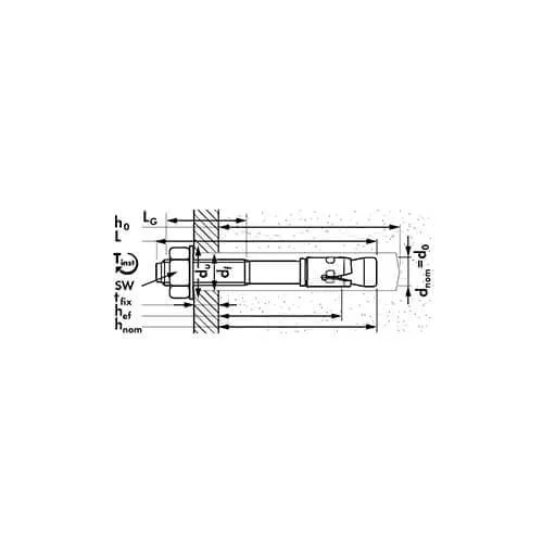 Анкерный болт M2R 10x110/30 Mungo 3301011