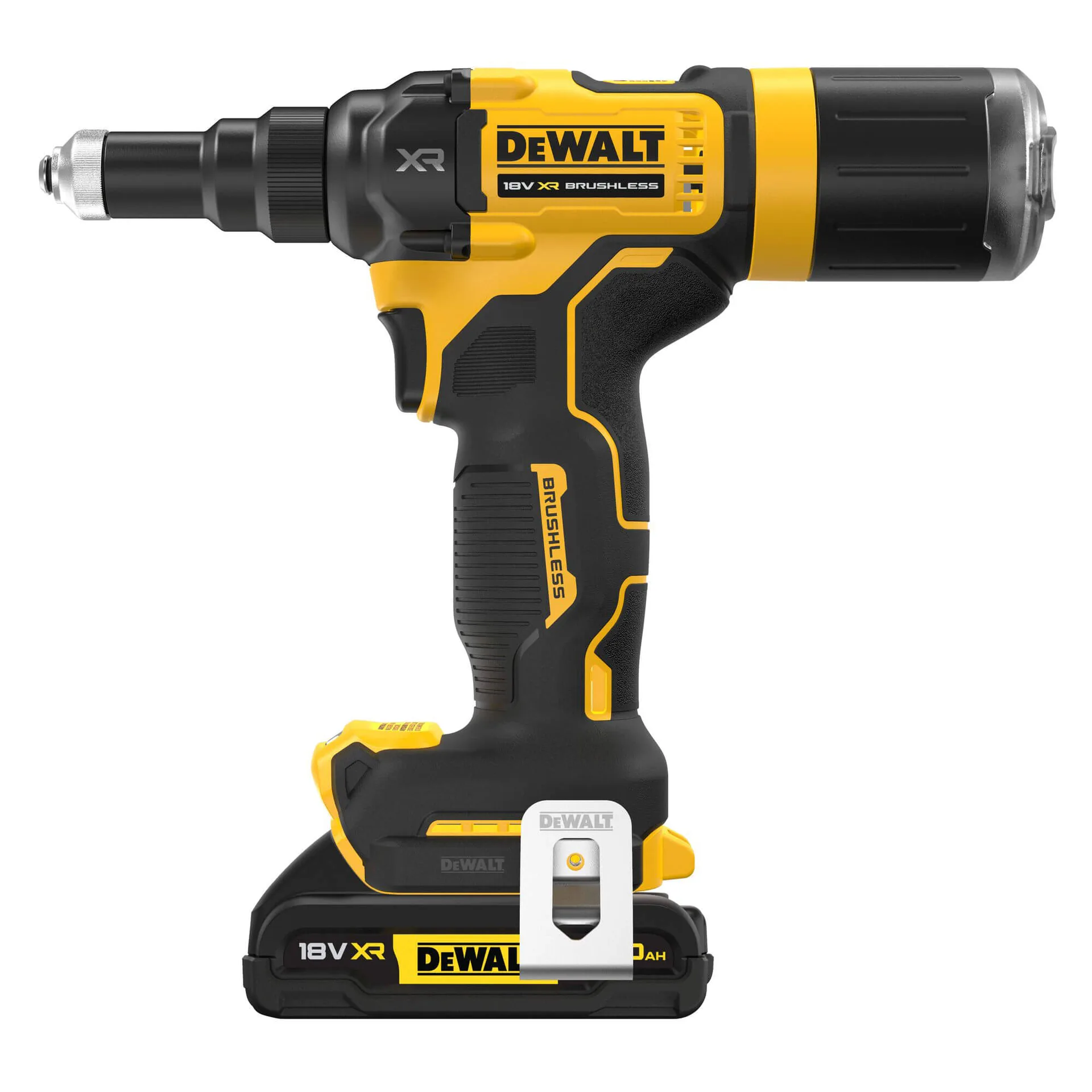 Аккумуляторный заклепочник DeWALT DCF403D2GT без щеток