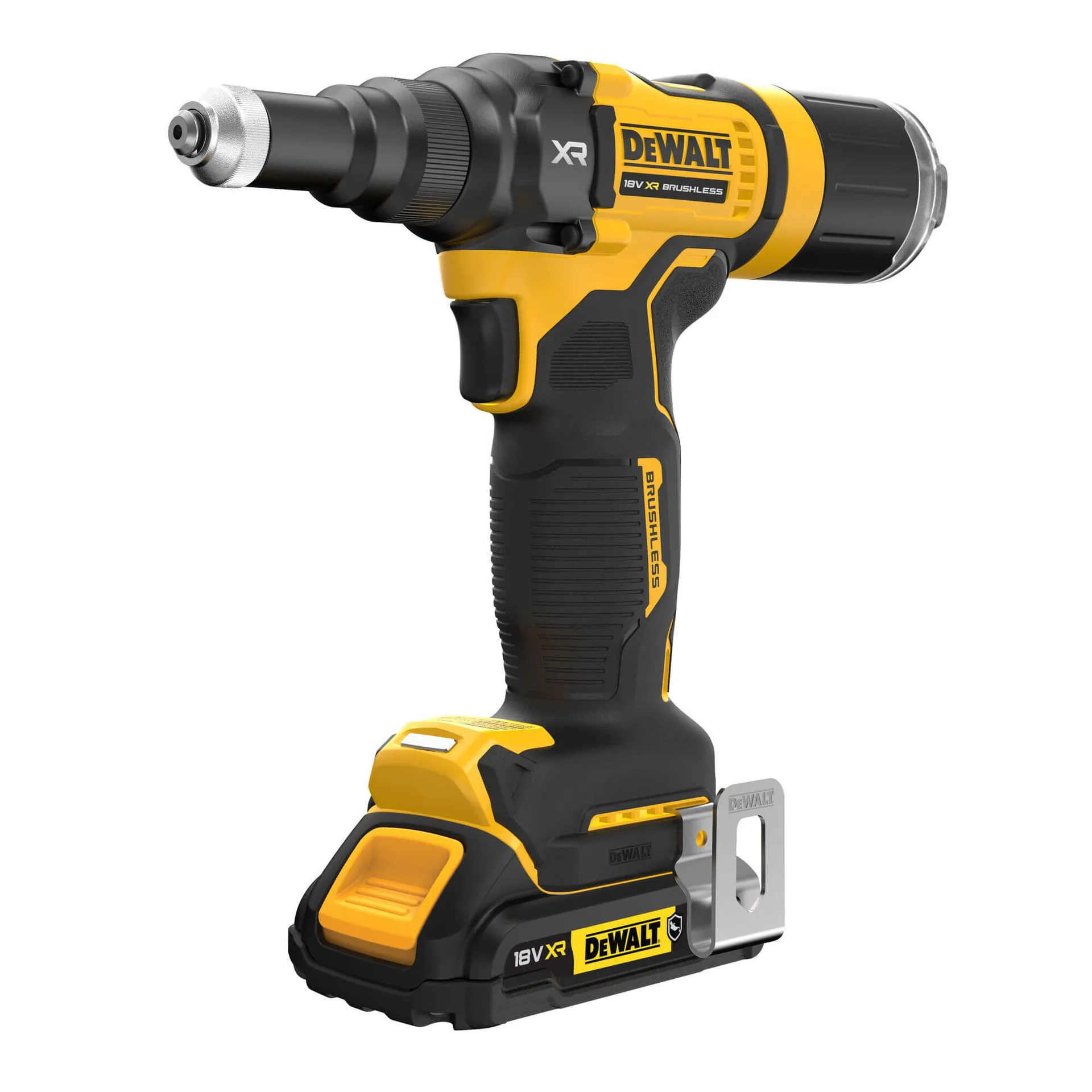 Аккумуляторный заклепочник DeWALT DCF403D2GT без щеток