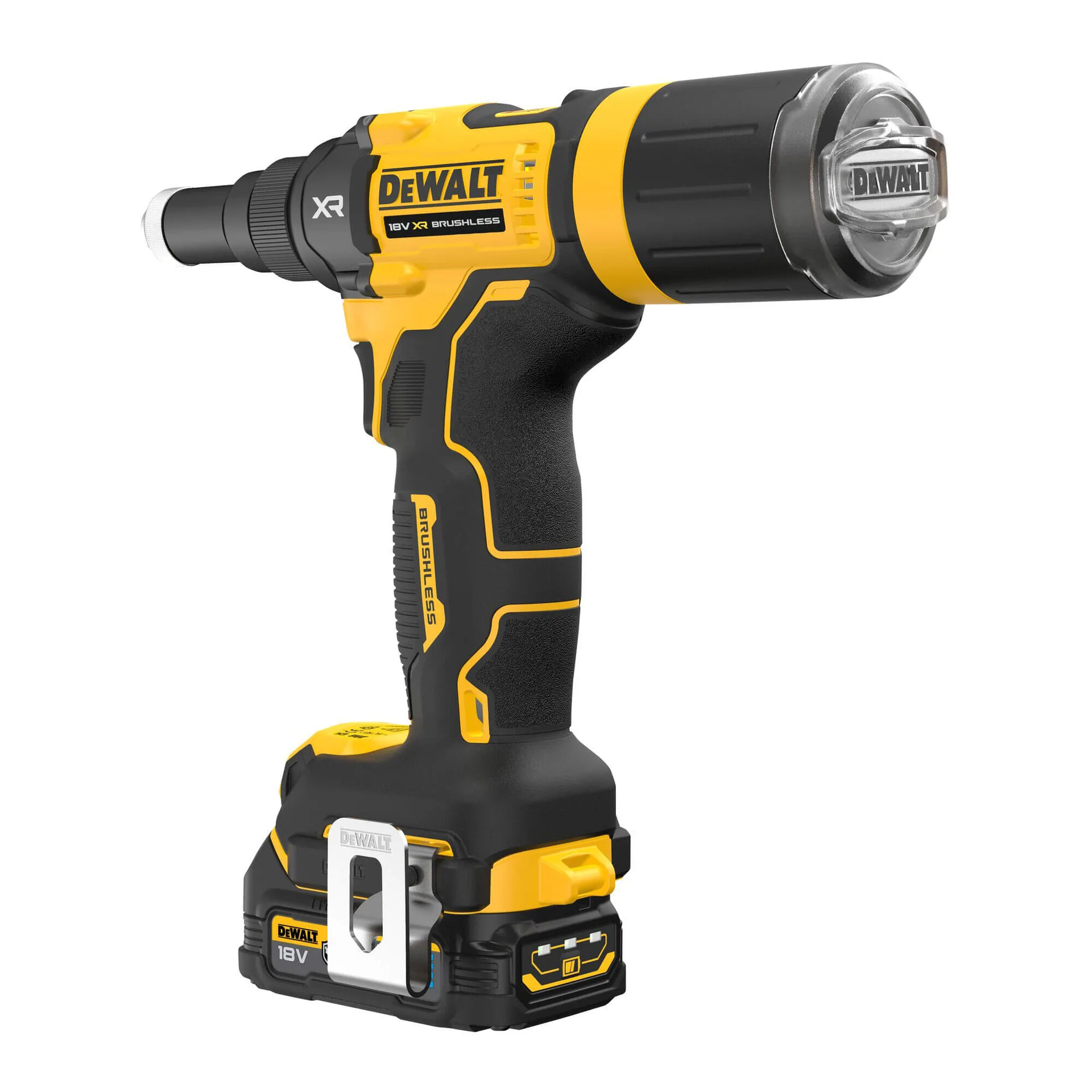Аккумуляторный заклепочник DeWALT DCF403E1GT без щеток