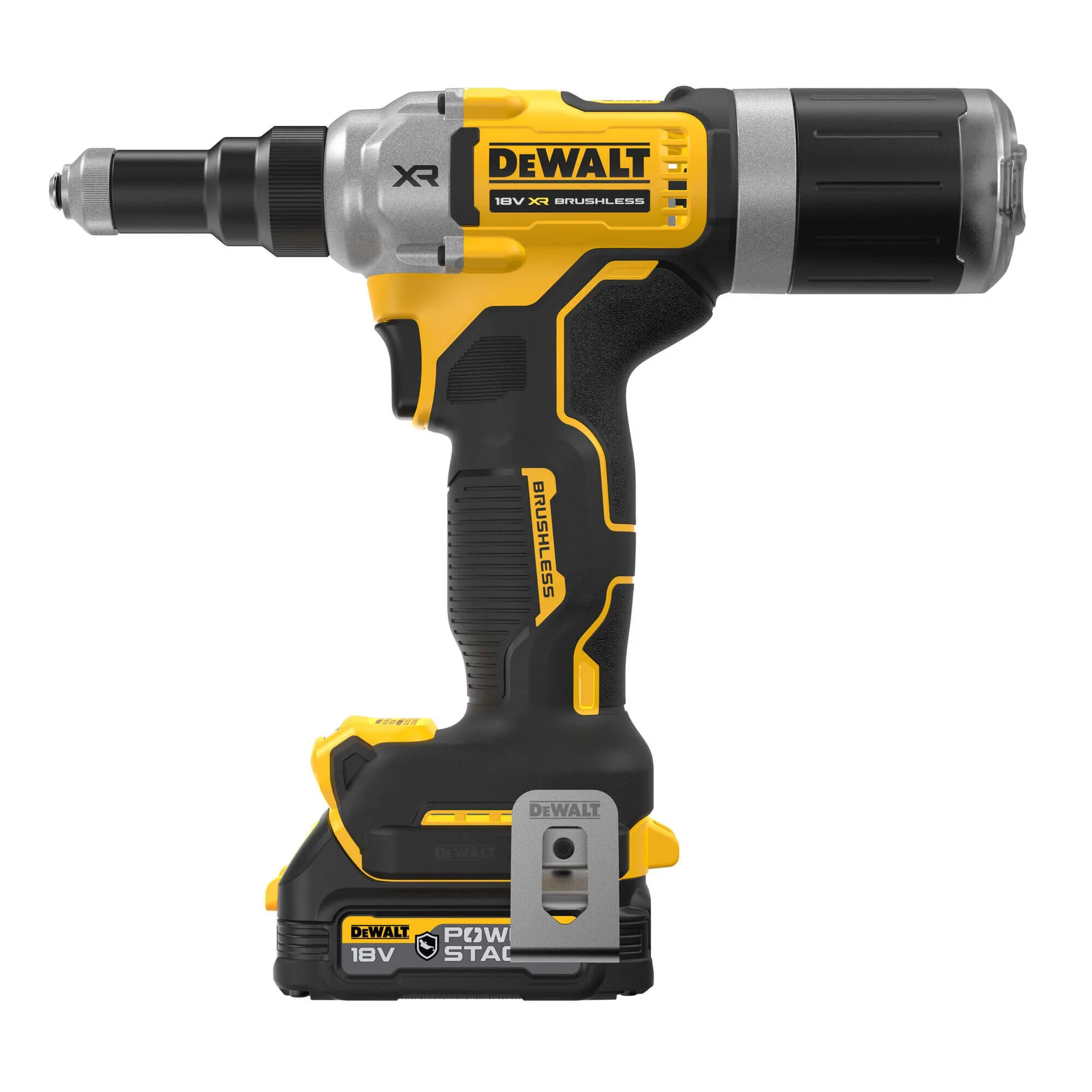 Аккумуляторный заклепочник DeWALT DCF414E2GT без щеток