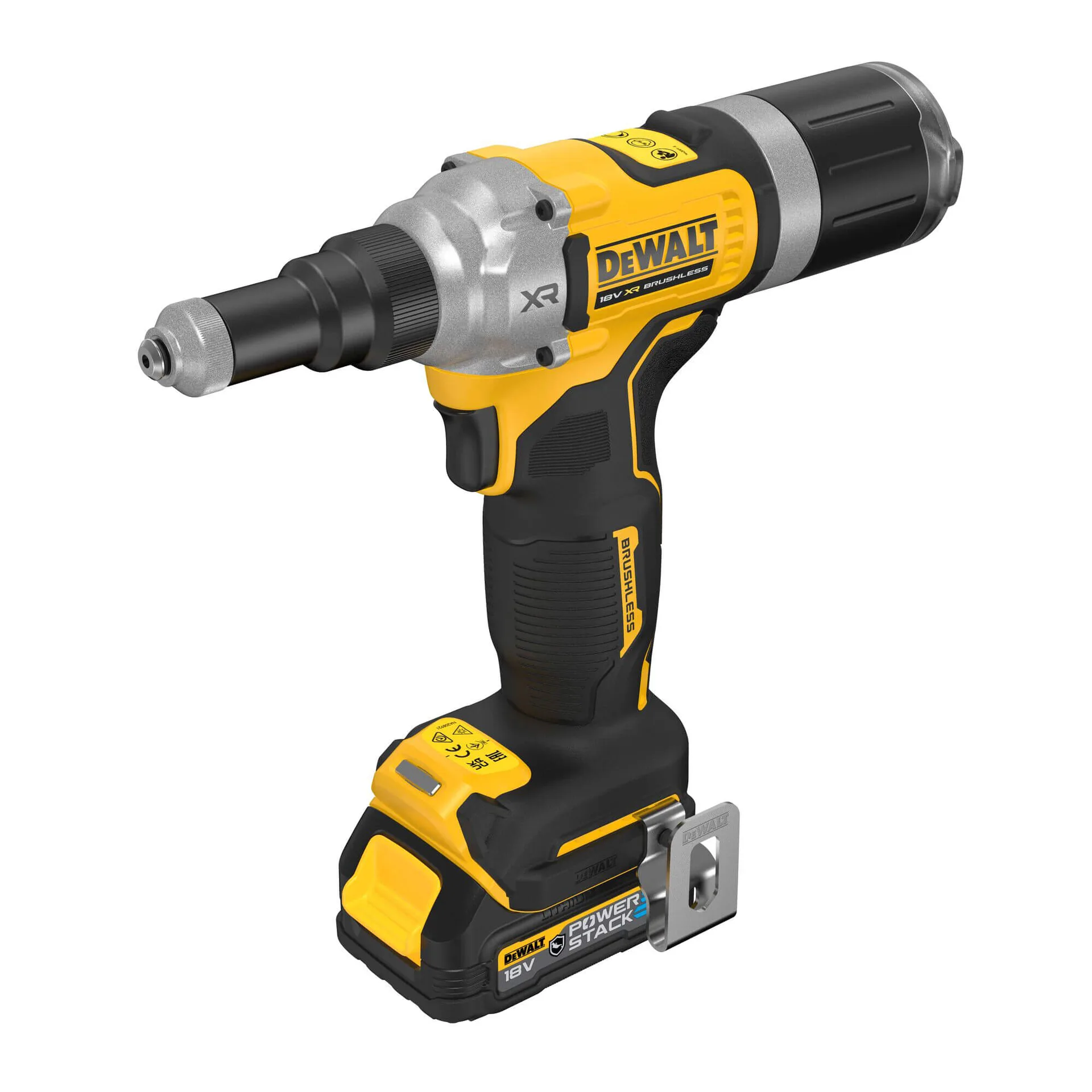 Аккумуляторный заклепочник DeWALT DCF414E2GT без щеток