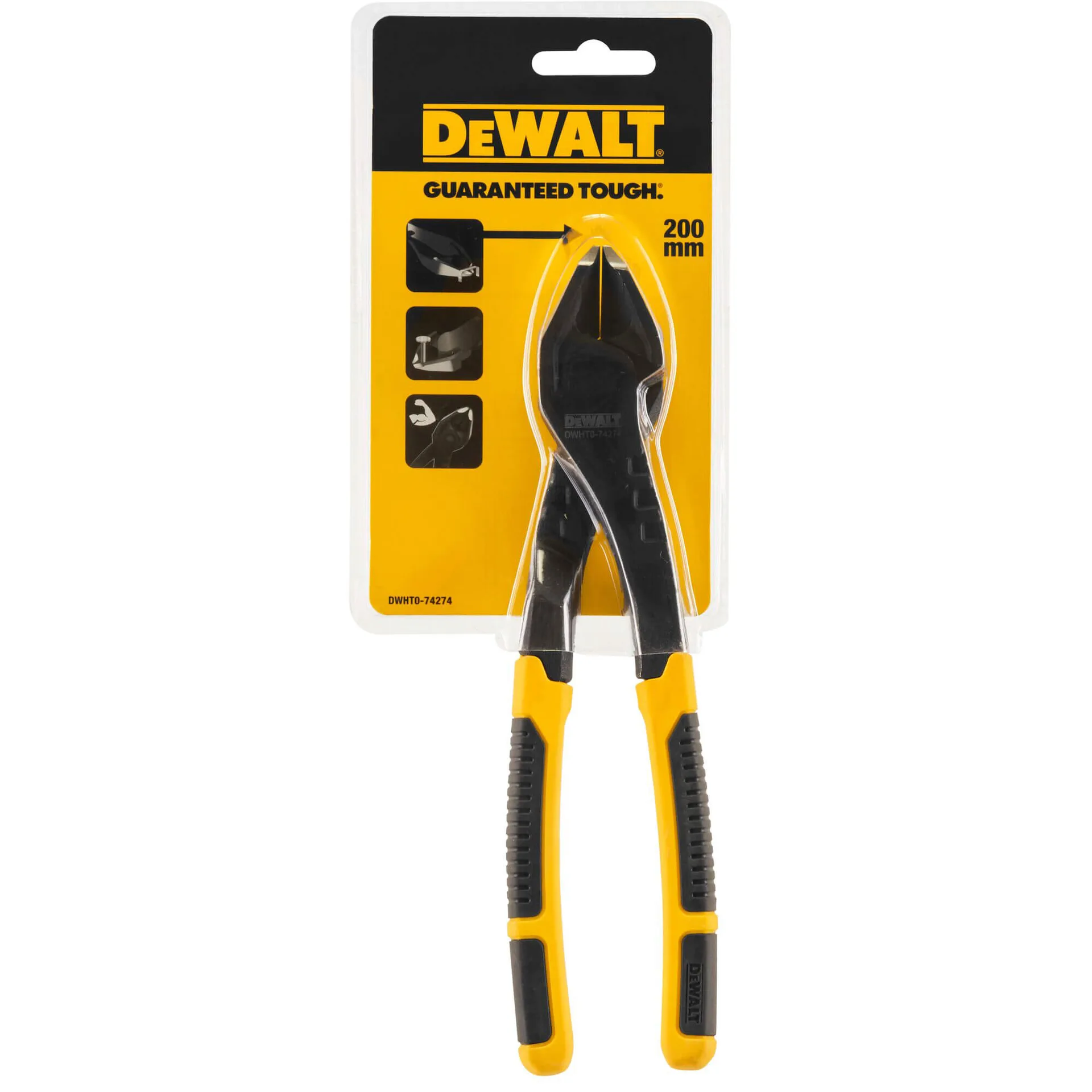 Диагональные кусачки DEMOLITION, длина 210 мм DeWALT DWHT0-74274