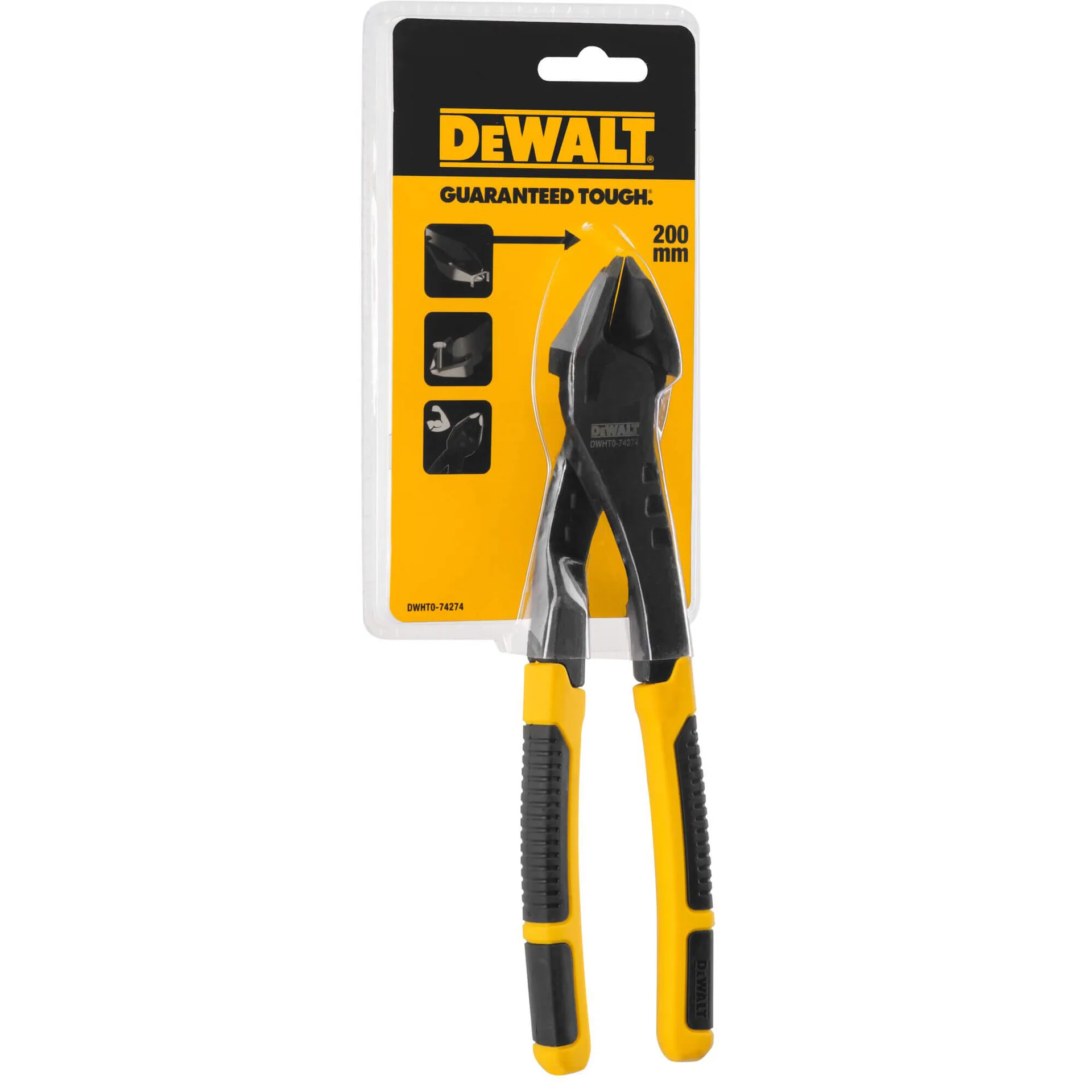 Диагональные кусачки DEMOLITION, длина 210 мм DeWALT DWHT0-74274
