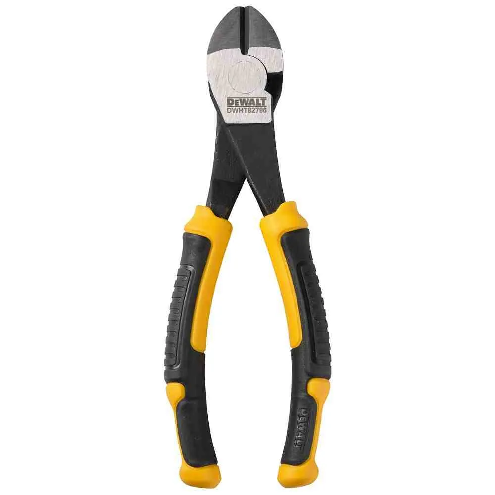 Диагональные кусачки DeWALT DWHT82796-0 с лазерной закалкой длиной 160 мм.