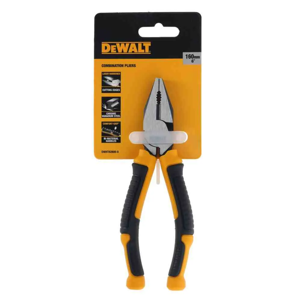 Плоскогубцы LASER HARDENED комбинированные, L=160 мм DeWALT DWHT82808-0