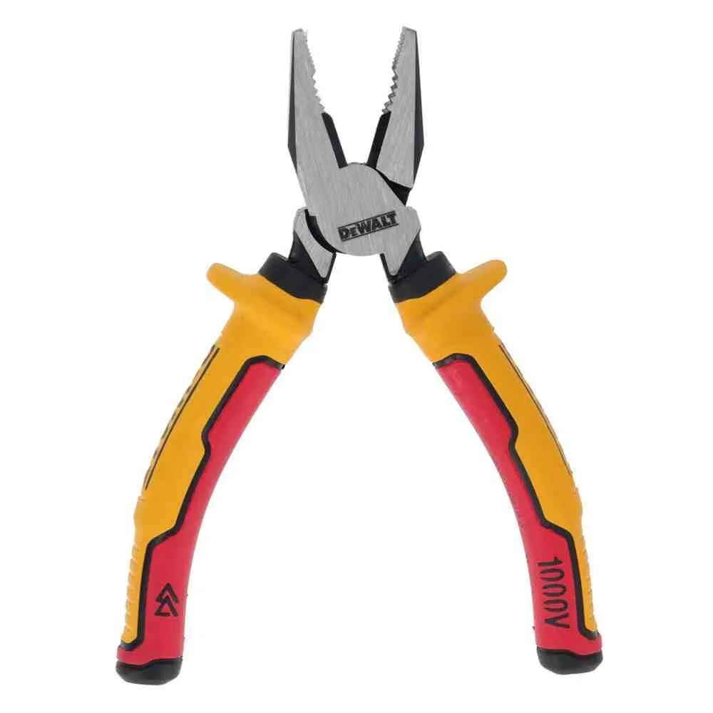 Электрические плоскогубцы LASER HARDENED VDE 1000V комбинированные длиной 160 мм DeWALT DWHT82810-0