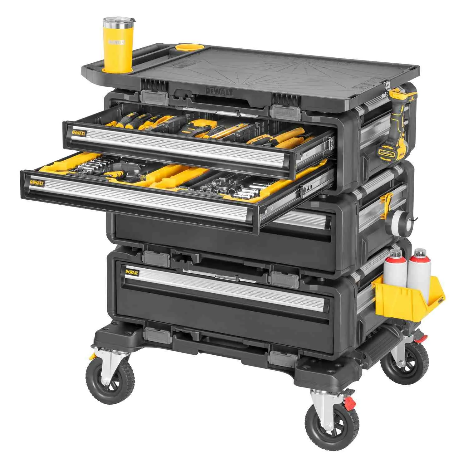 Рабочая станция 5 в 1 (комплект ящиков на тележке) TOUGHSYSTEM 2.0 DXL DeWALT DWST60510-1