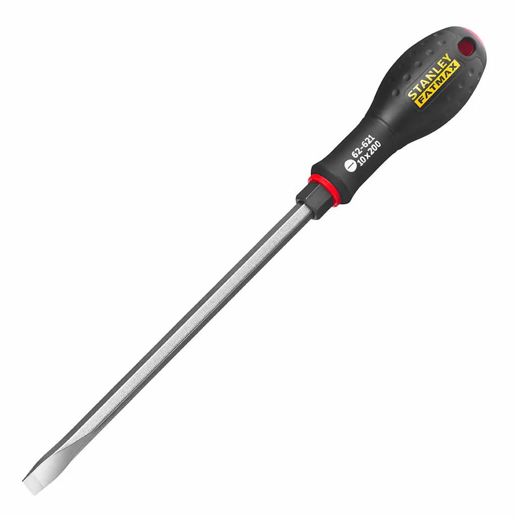 Отвертка FatMax с длиной жала 200 мм под шлиц SL10 с шестигранником под ключ STANLEY FMHT0-62621.