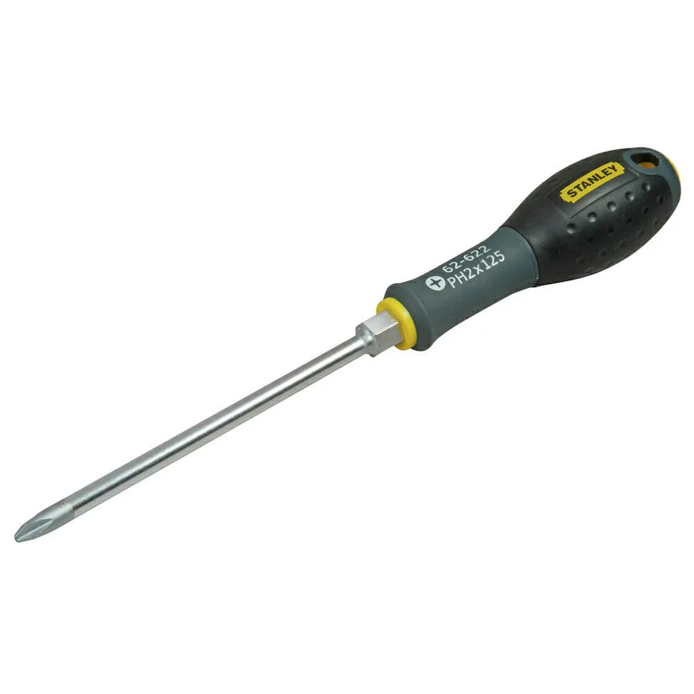 Отвертка FatMax с длиной лезвия 125 мм под шлиц Ph2 с шестигранником под ключ STANLEY FMHT0-62622.