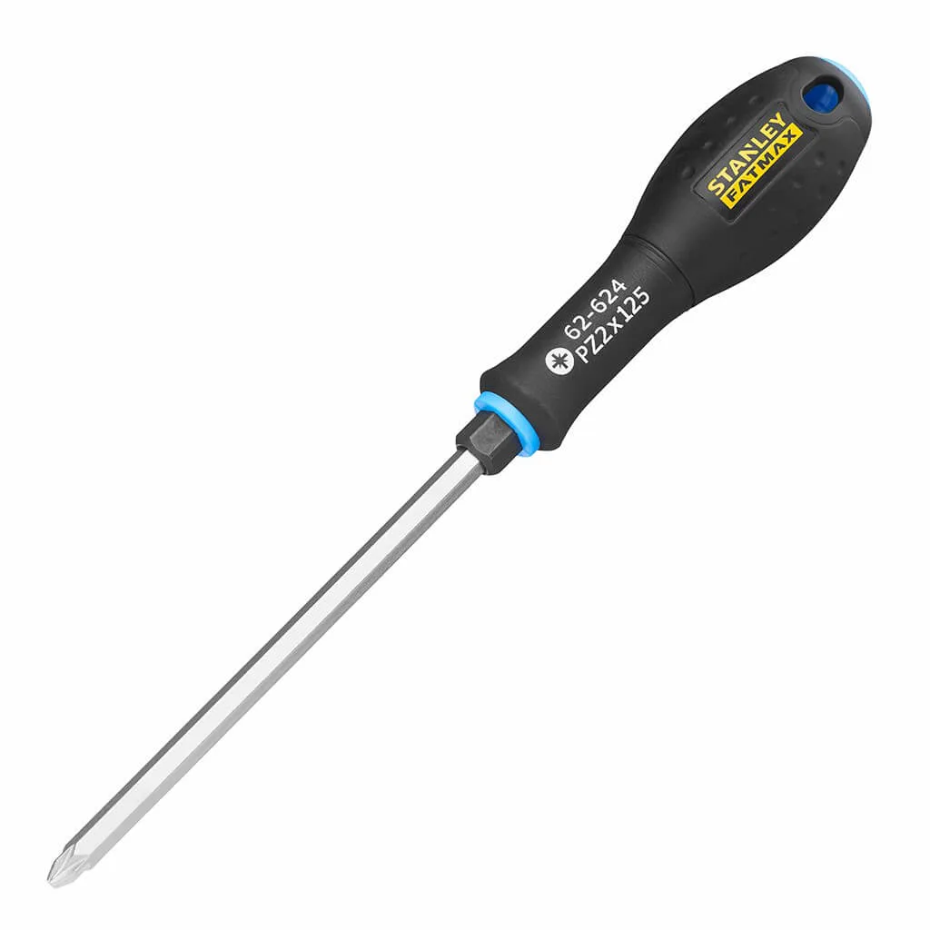 Отвертка FatMax с длиной жала 125 мм под шлиц Pz2 с шестигранником под ключ STANLEY FMHT0-62624.