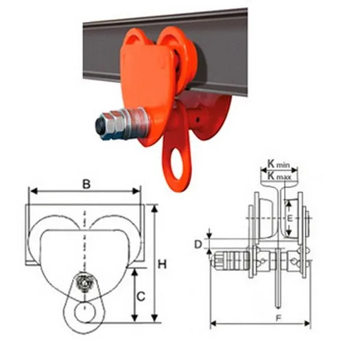 Рухомий каретка Tec-union Int GCT-5E