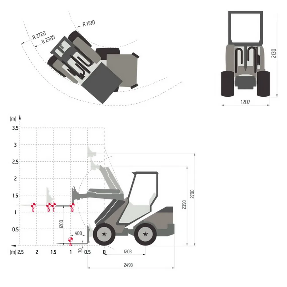 Мінінавантажувач Castloaders GENESIS 25HP