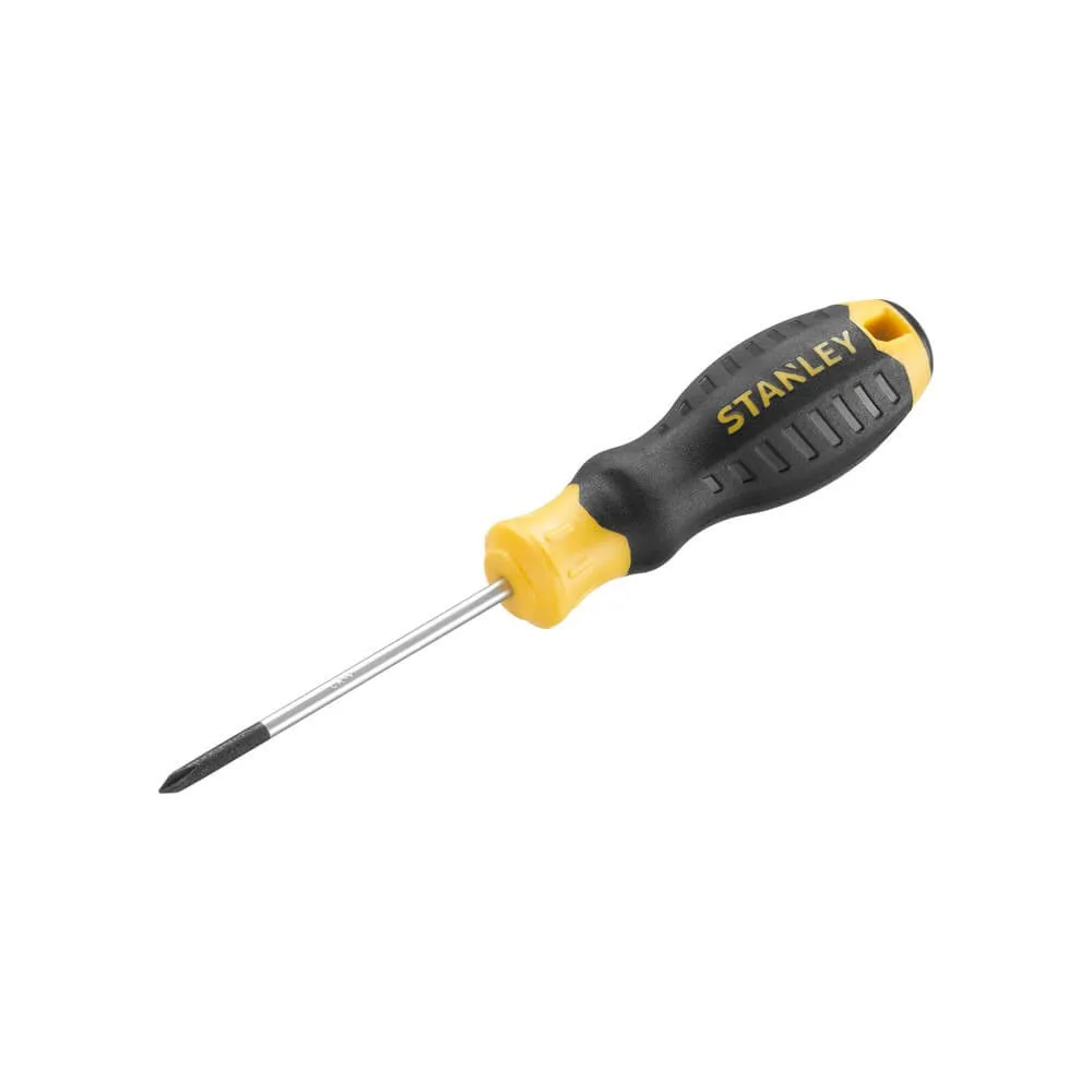 Отвертка Cushion Grip с шлицевым наконечником Ph0 и длиной жала 60 мм STANLEY STHT16153-0.