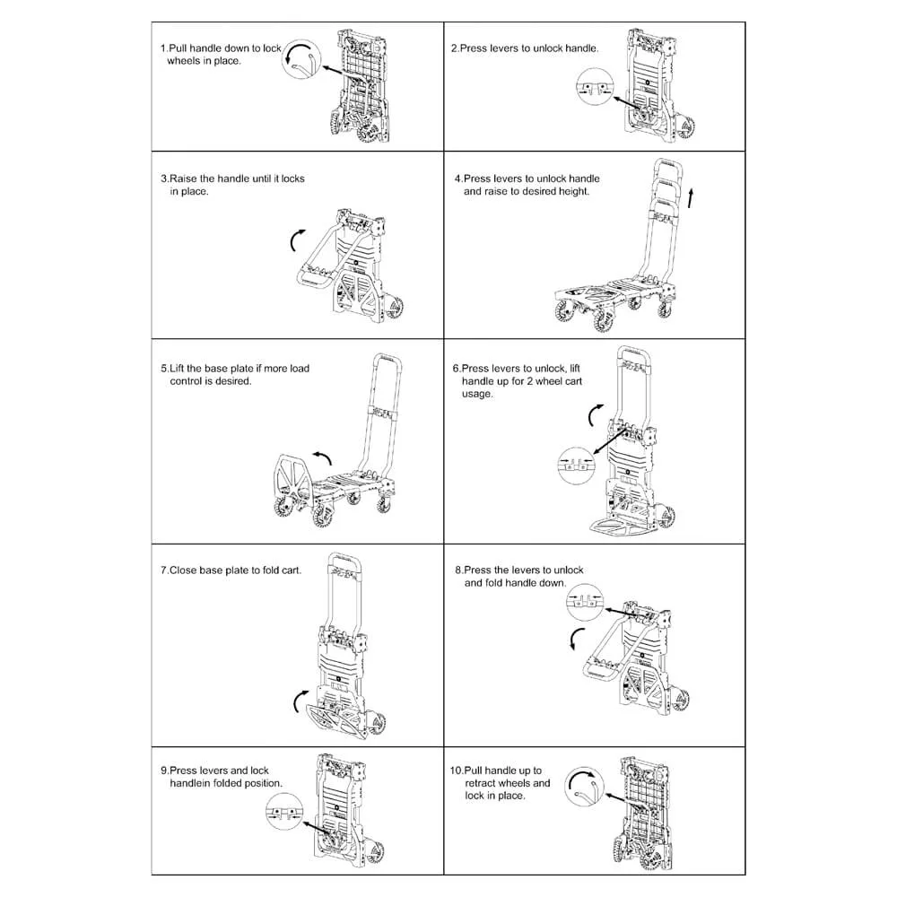 Візок вантажний розкладний STANLEY SXWT-FT585