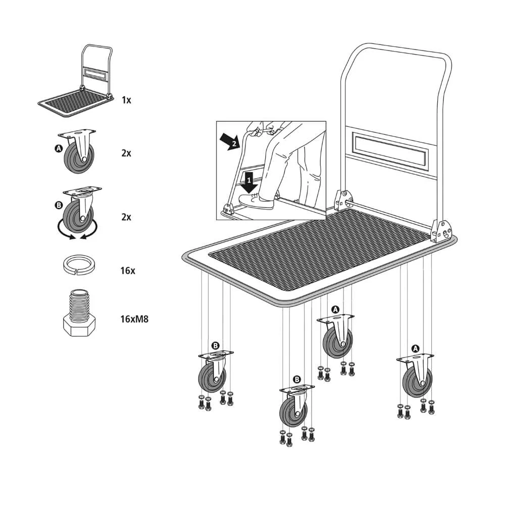 Грузовая платформа-тележка STANLEY SXWT-PC527