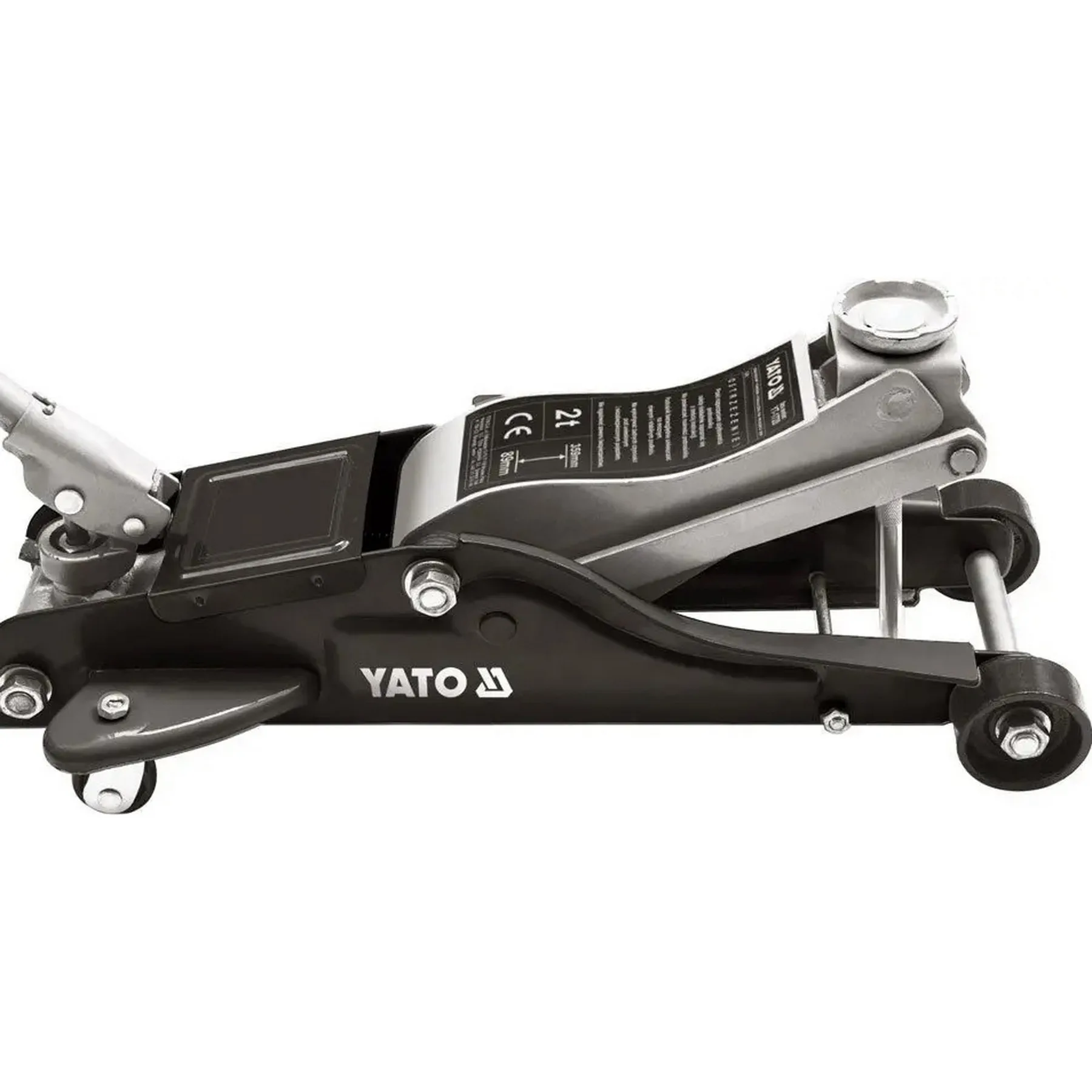 Домкрат подкатной низкопрофильный 2 т YATO YT-1720