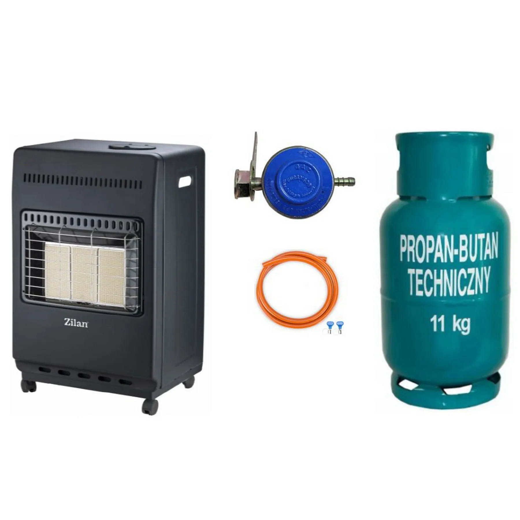 Газовий обігрівач Zilan ZLN2830+балон