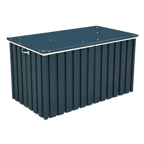 Сундук металлический Duramax 1.3 серый с белым