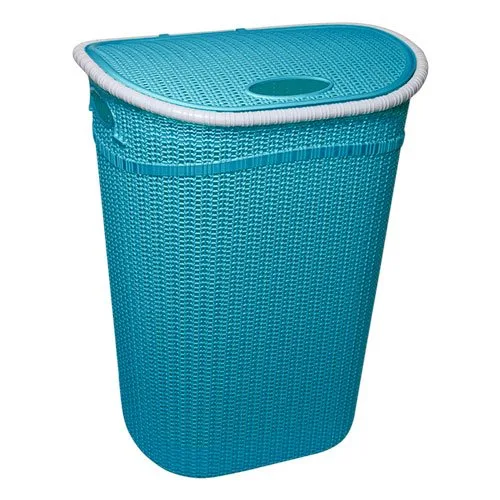 Корзина для белья Irak Plastik GORDES 52 л синий