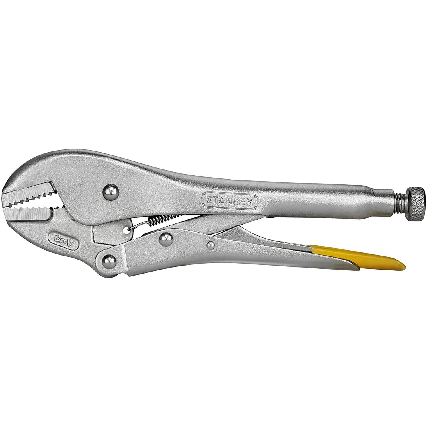 Регулируемый зажим с фиксатором и прямыми губками STANLEY 0-84-811