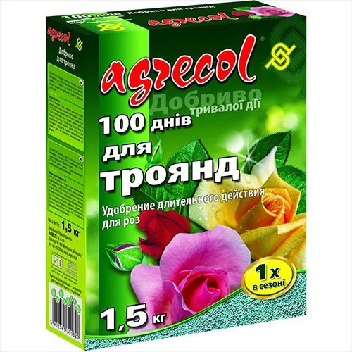 Удобрение Agrecol для роз 100 дней 1.5 кг