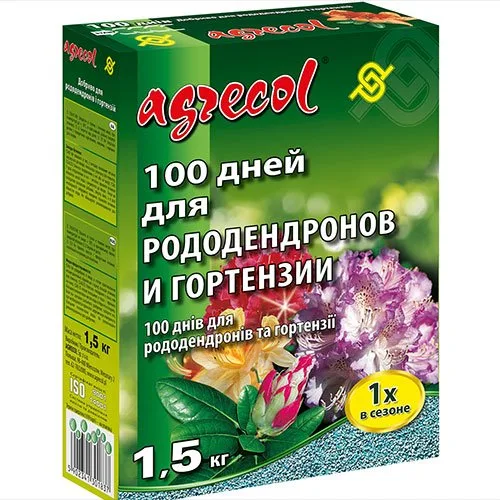 Удобрение Agrecol для рододендронов 100 дней 1.5 кг
