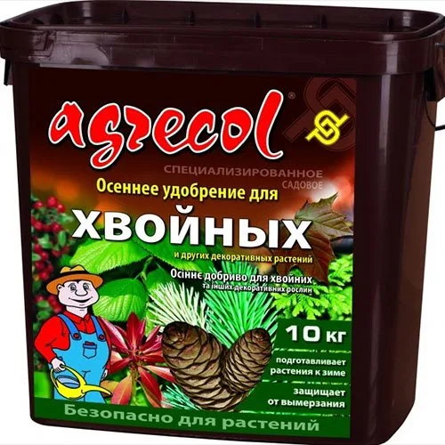Удобрение Agrecol осеннее для хвойных 10 кг