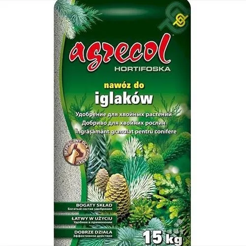 Добриво Agrecol для хвойних рослин 15 кг