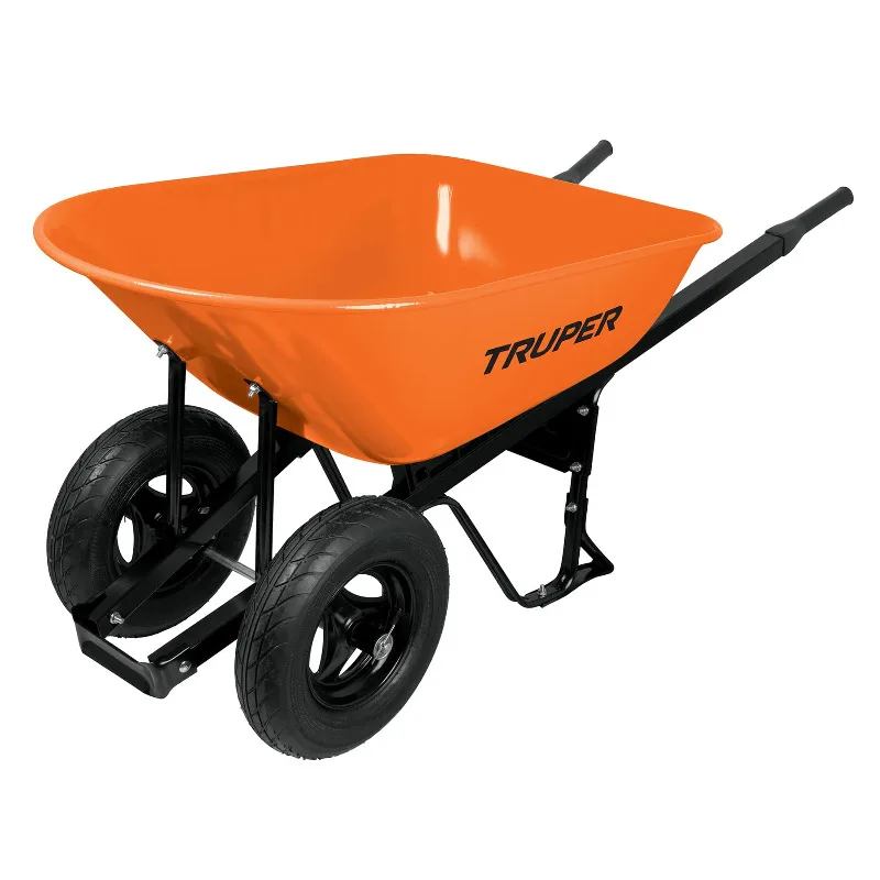 TRUPER CAR-82 Тачка будівельна двухколісна з посиленою пневматичною шиною 16" (ND) 118 літрів