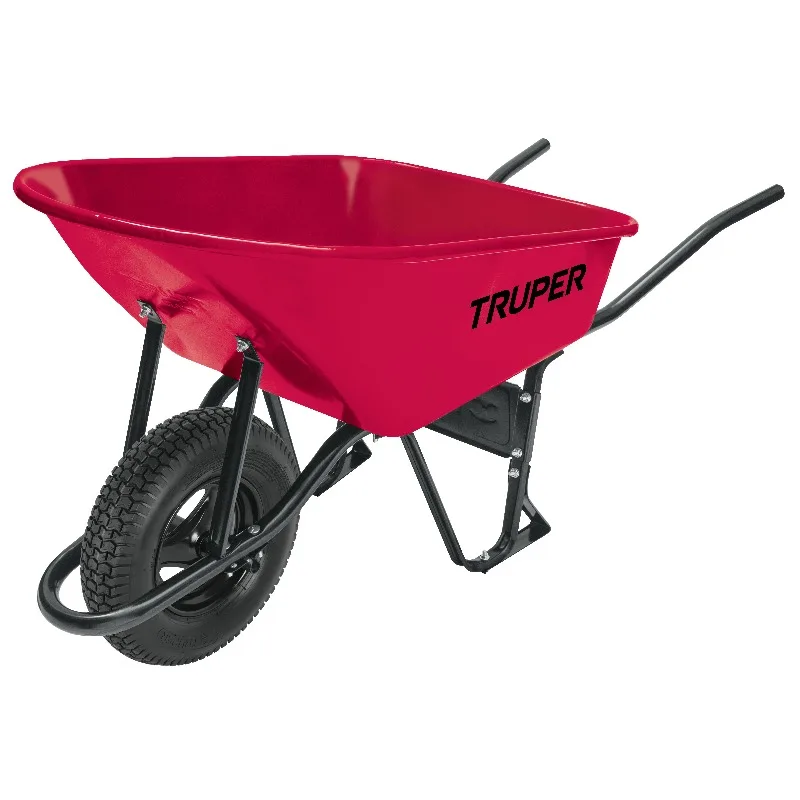 TRUPER CAT-60ND Тачка строительная с усиленной пневматической шиной 16" (ND) 100 литров
