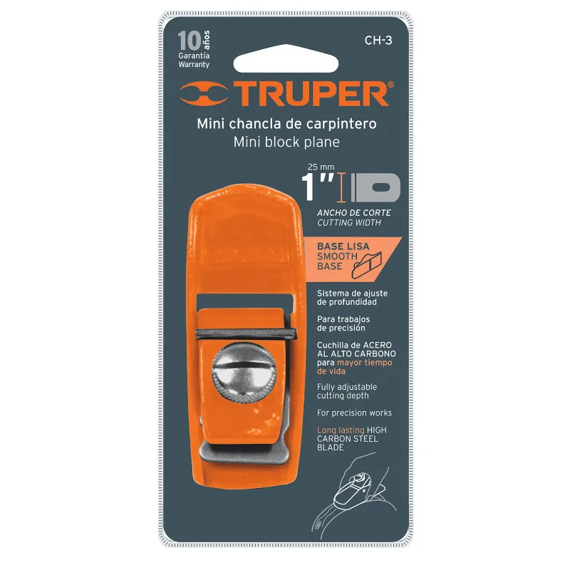 TRUPER CH-3 Рубанок столярный Super Mini