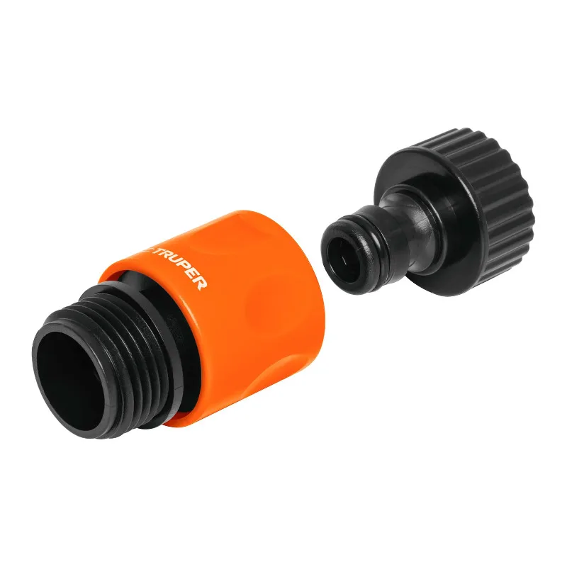 TRUPER CLICK-GR Переходник шланг/кран Пластик папа 3/4"