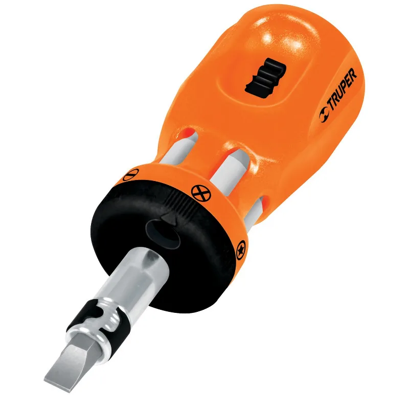 TRUPER DTROM-12B Отвертка-ручка Mini 6 двойных бит Cr-V